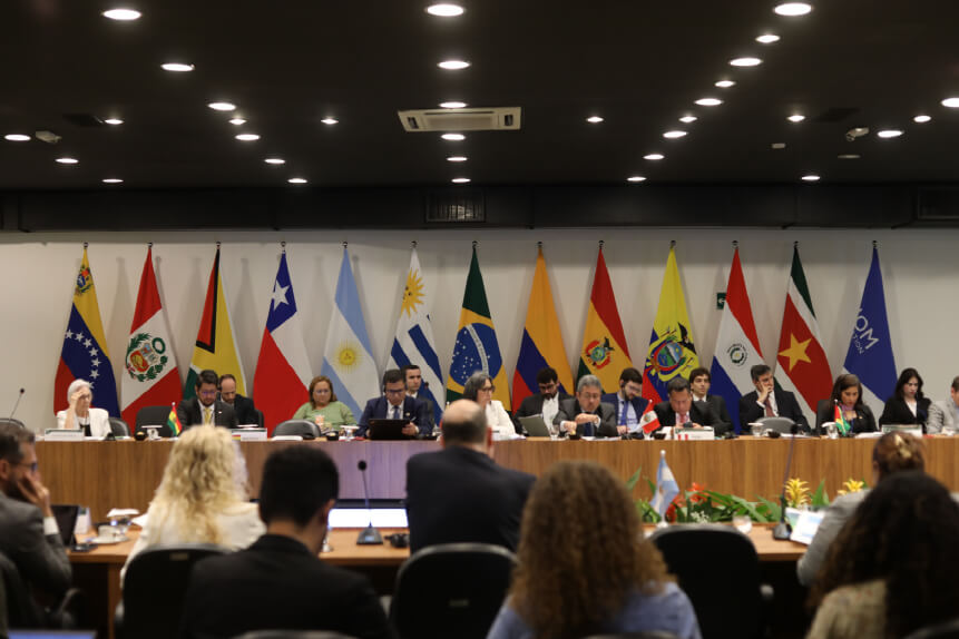 XXIII Conferencia Suramericana sobre Migraciones, celebrada los días 18 y 19 de noviembre de 2025 en Brasilia, República Federativa de Brasil.